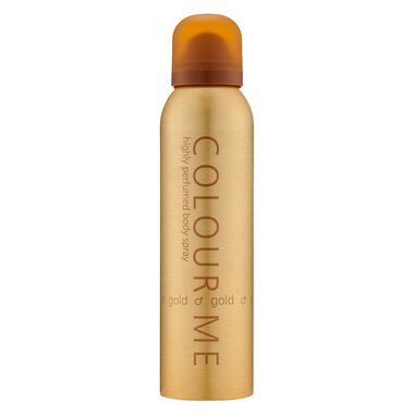 faces colour me body spray for men gold 150ml