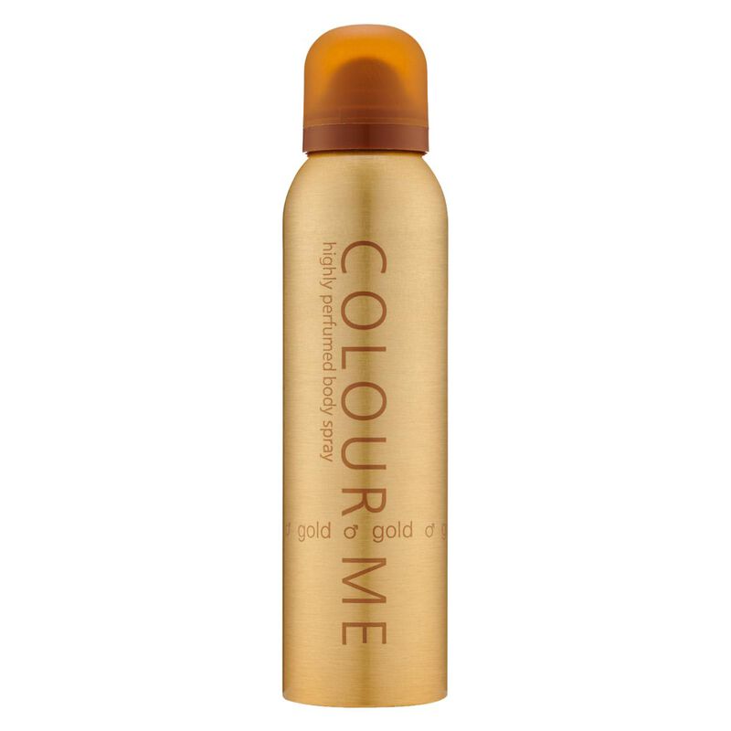 colour me colour me body spray for men gold 150ml