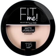 faces fit me matte and poreless powder 115 ivory