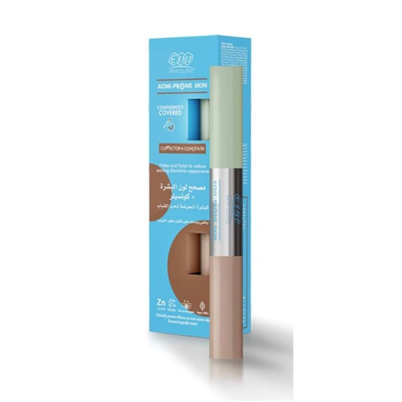 eva cosmetics eva skin clinic acneprone corrector + concealer 2.5ml