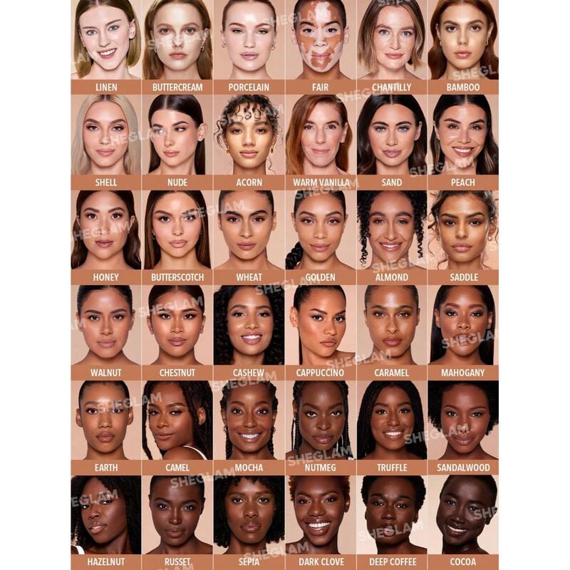 sheglam sheglam skinfinite hydrating foundation acorn