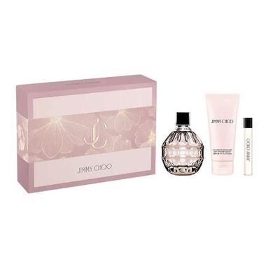 faces jimmy choo women gift set  edp 100ml   mini 7 5ml   body lotion 100ml