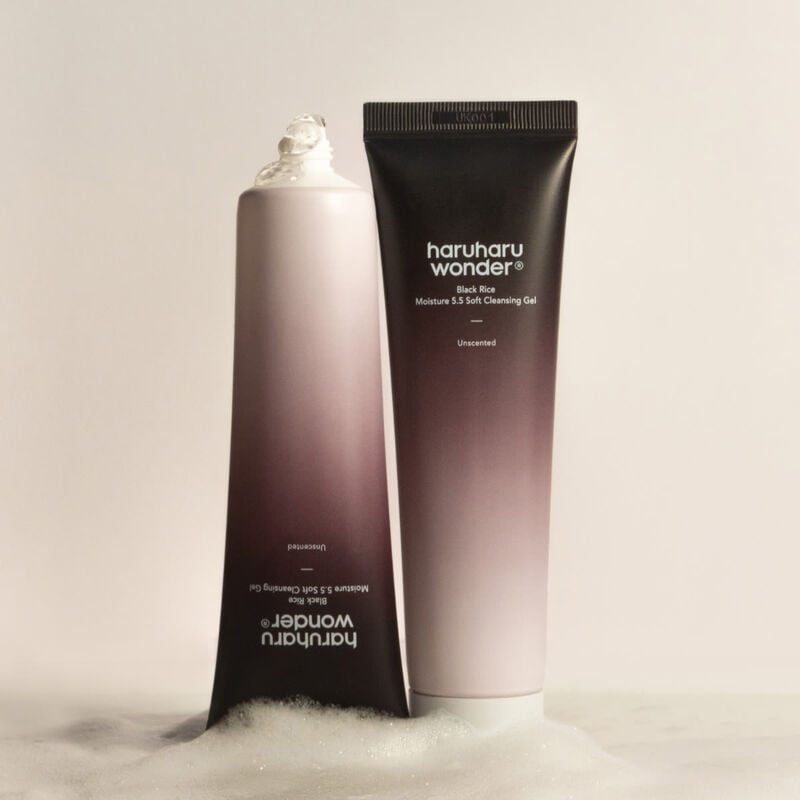 haruharu wonder black rice moisture 5.5 soft cleansing gel