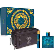 faces eros man eau de parfum set 100ml 10ml trousse for men