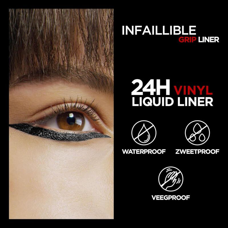 لوريال باريس eyes inf grip vinyl eyeliner