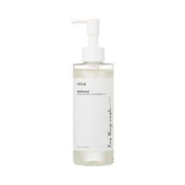 faces heart leaf pore control cleansing oil