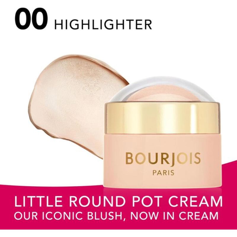bourjois little round pot blush 00 highlight
