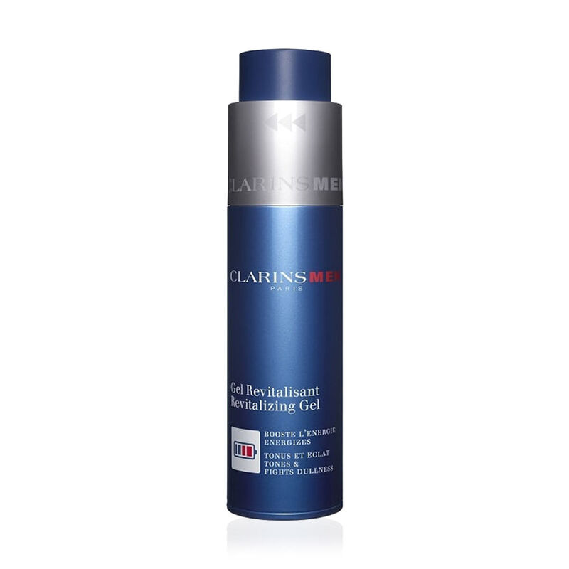clarins clarins men revitalising gel energise your skin and stop the ageing effects 50ml