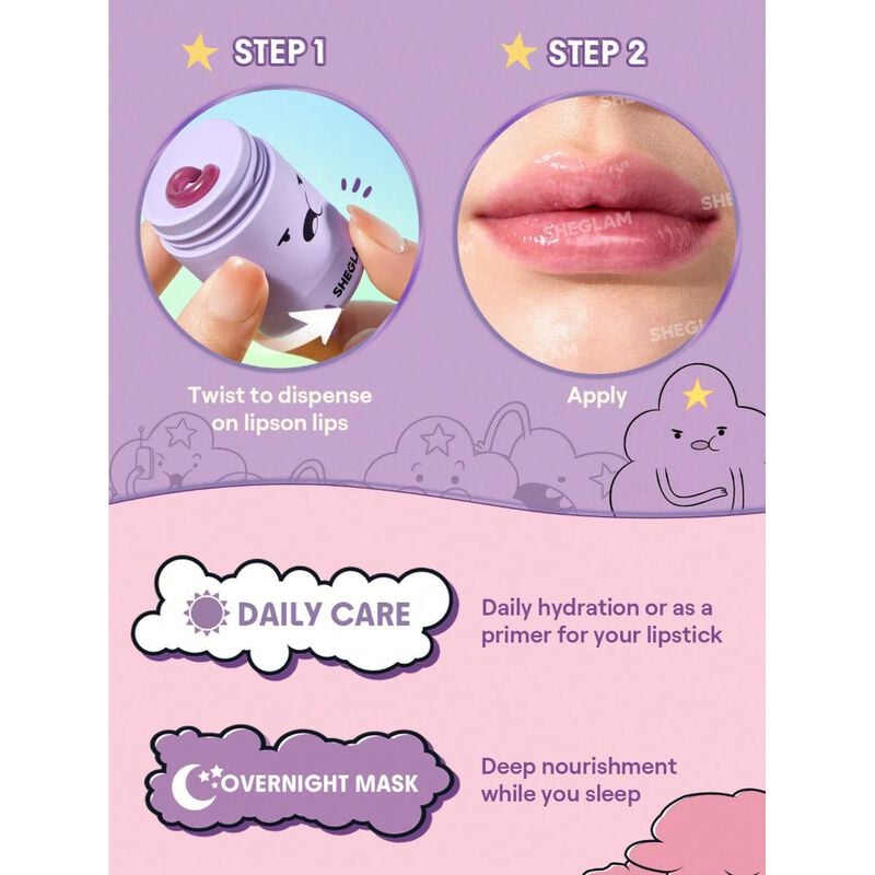 sheglam sheglam oh my glob tinted lip mask purple