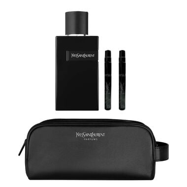 faces y le parfum    20ml myslf travel size   black travel pouch