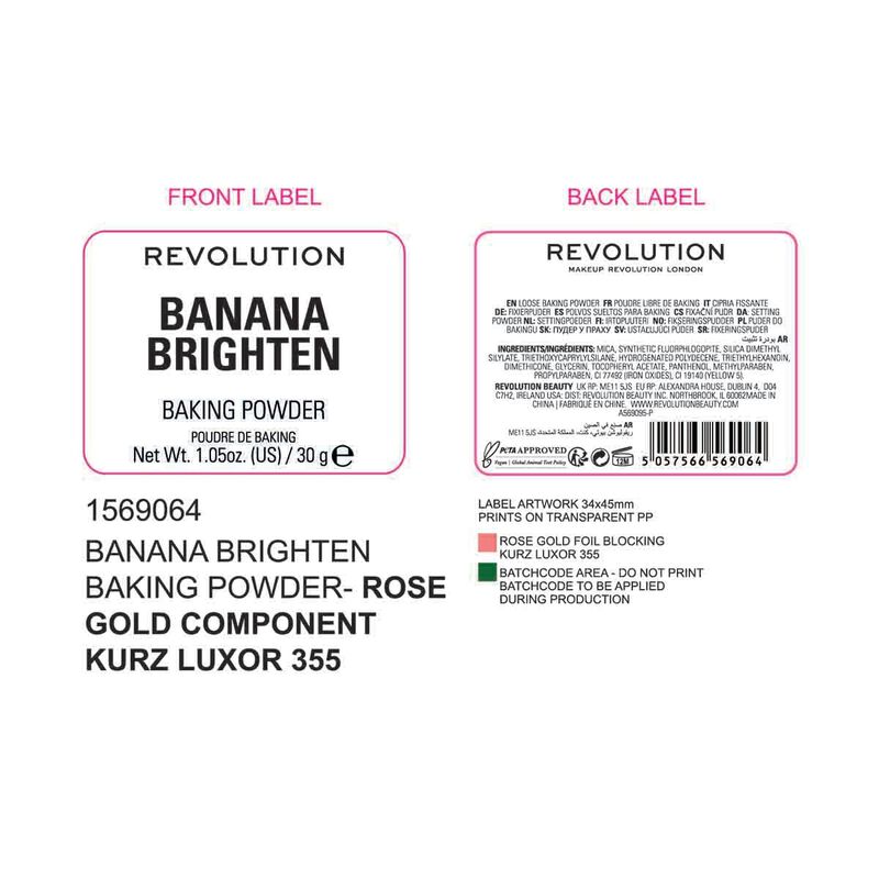 revolution banana brighten baking powder