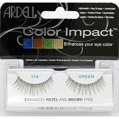 faces color impact lashes 110 green