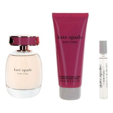 faces kate spade new york women gift set edp 100ml   edp 7 5ml   body lotion 100ml