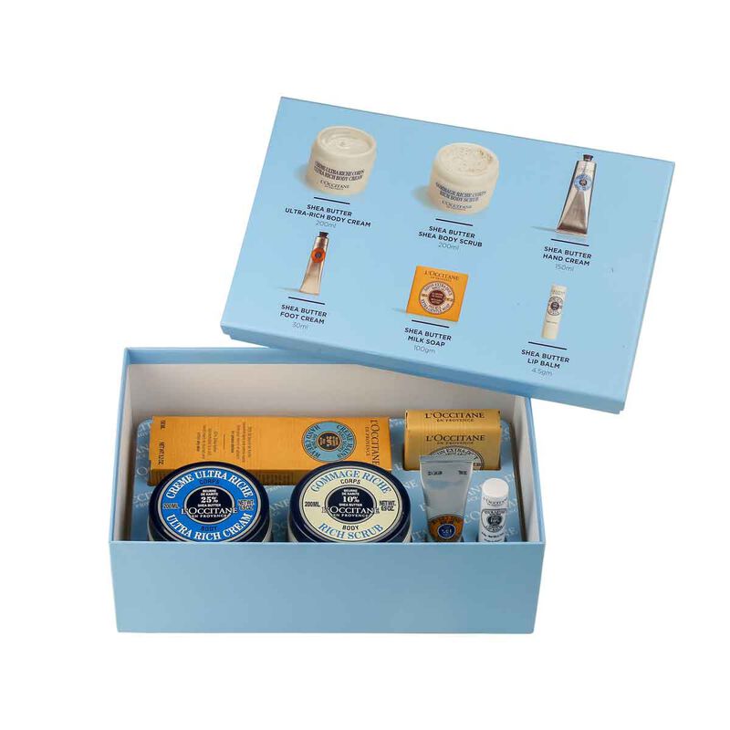 l'occitane shea butter body care gift set