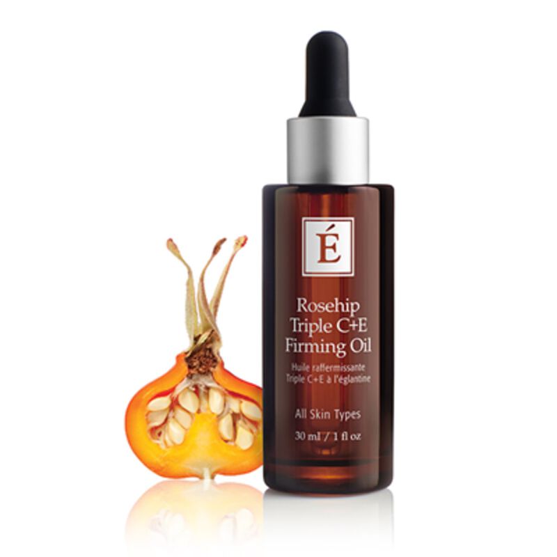 eminence organic skin care rosehip triple c and e firming oil