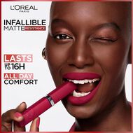 faces infaillible le matte resistance liquid lipstick   635 worth it medium