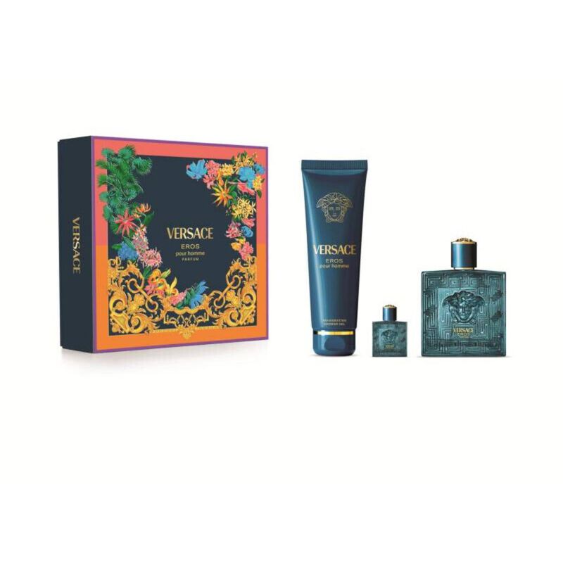 فيرزاتشي فيرساتشي إيروس بور أوم بارفان 100 مل + جل استحمام منعش 150 مل + عطر مصغر بارفان 5 مل