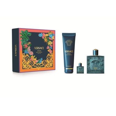 فيرساتشي إيروس بور أوم بارفان 100 مل + جل استحمام منعش 150 مل + عطر مصغر بارفان 5 مل faces فيرساتشي إيروس بور أوم بارفان 100 مل جل استحمام منعش 150 مل عطر مصغر بارفان 5 مل