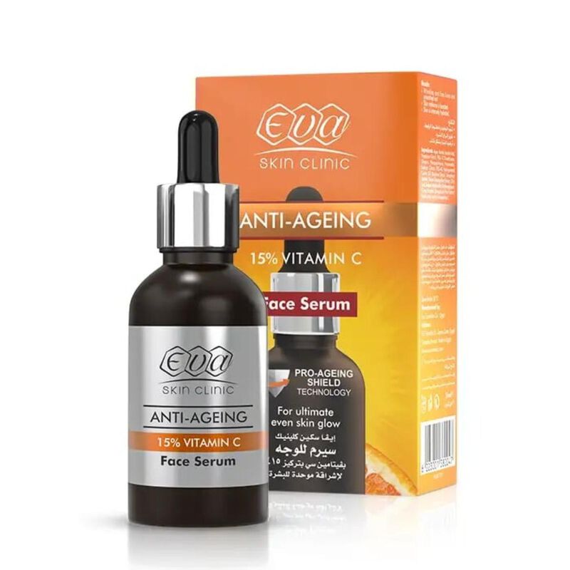 eva cosmetics eva skin clinic vitamin c facial serum 30ml