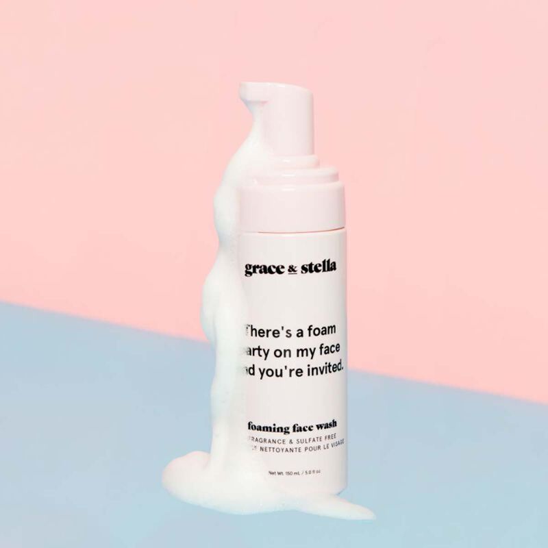 grace and stella foaming face wash