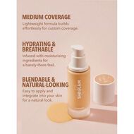 faces sheglam skinfinite hydrating foundation shell 30ml