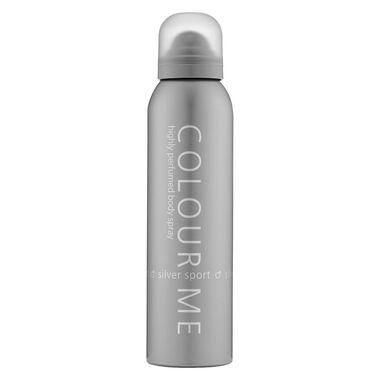 faces colour me body spray for men silver sport 150ml