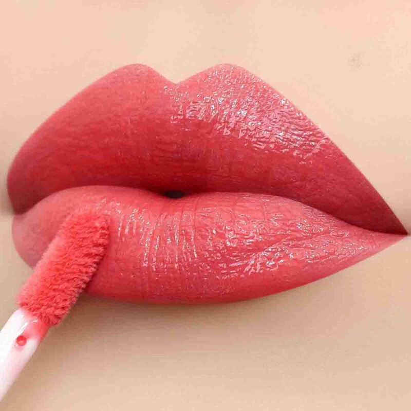 kh morgan flamingo roserebel glass shiny liquid lipstick