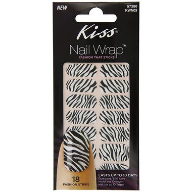 faces kiss nail wrap 18 s kwn01 3688