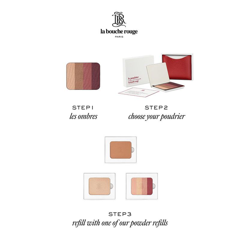 la bouche rouge, paris les ombres eyeshadow
