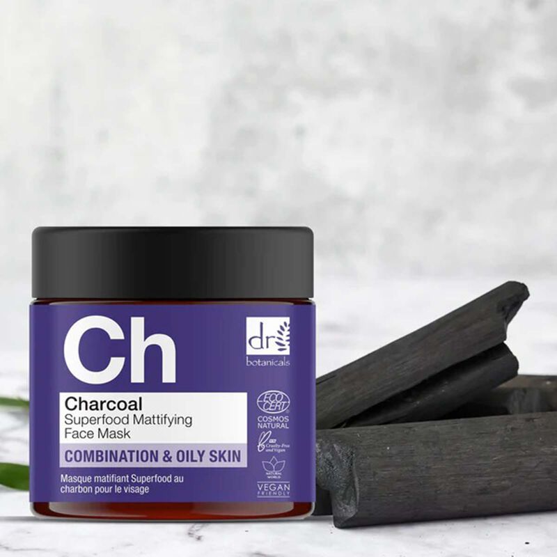 Charcoal Superfood Mattifying Face Mask dr. botanicals charcoal superfood mattifying face mask