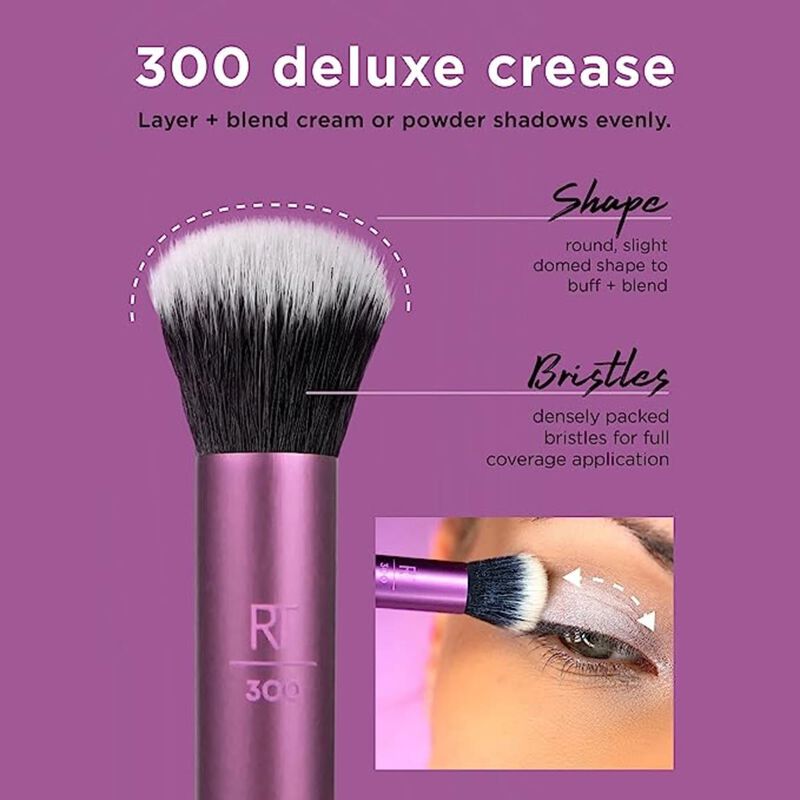 real techniques eye shade & blend makeup brush trio