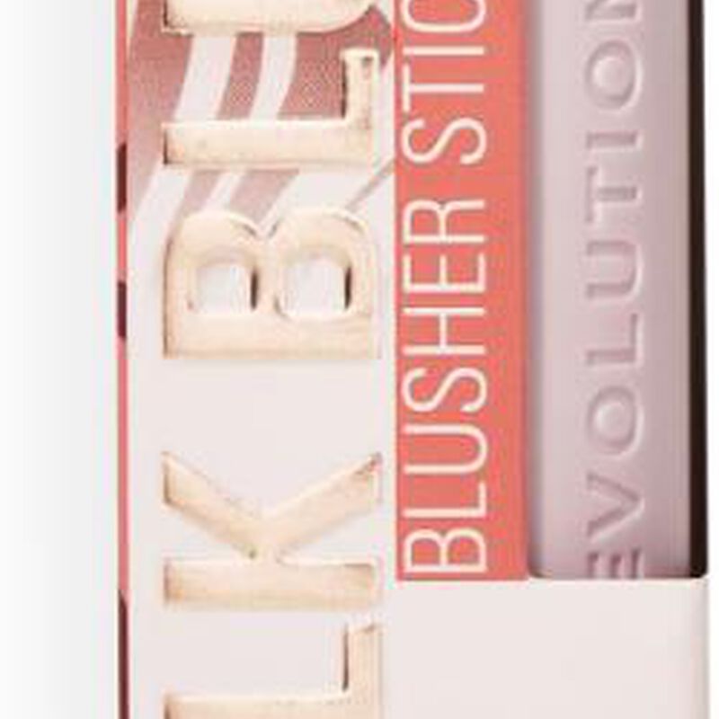 revolution skin silk marble blush stick peachy pink