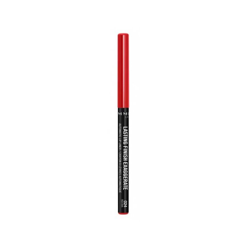 rimmel lip liner lasting finish exaggerate  024: red diva