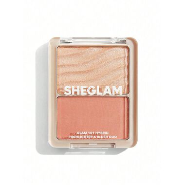 faces sheglam glam 101 hybrid highlighter   blush duo st  tropez