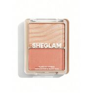 Sheglam Glam 101 Hybrid Highlighter & Blush Duo-St. Tropez faces sheglam glam 101 hybrid highlighter blush duo st tropez