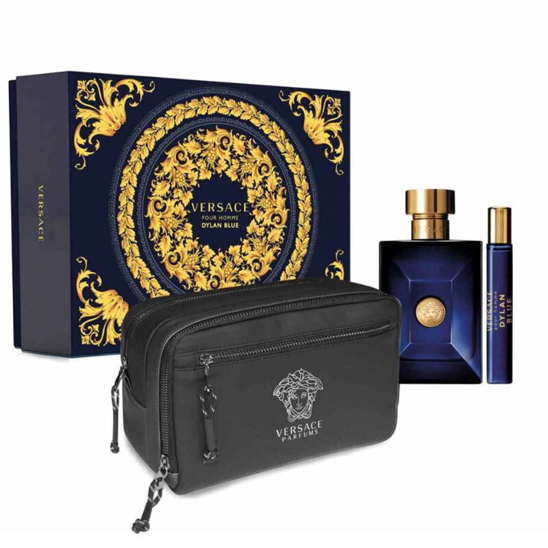 versace dylan blue men's gift set eau de toilette 100 ml + 10ml + gift