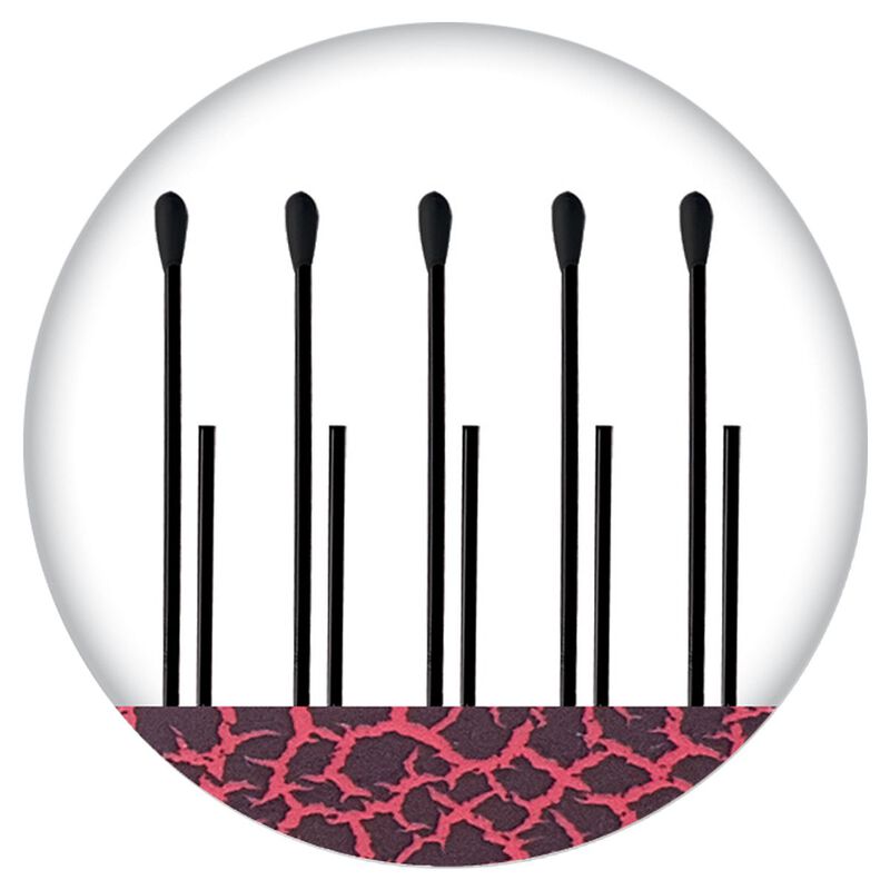 olivia garden فرشاة شعر آي بليند أزرق مخضر