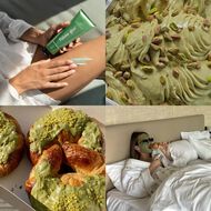 faces natural body lotion   pistachio glaze 240ml