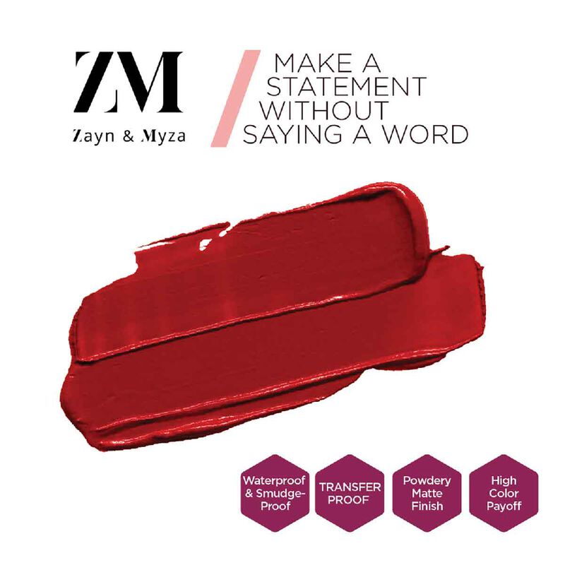 Transfer-Proof Power Matte Finish Lip Colour zayn and mayza transferproof power matte finish lip colour