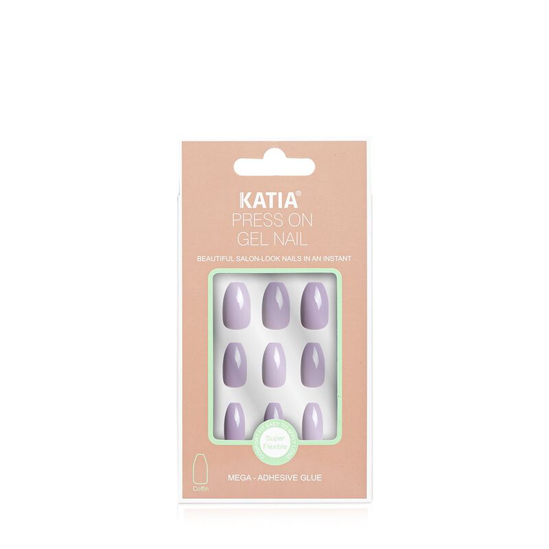 katia gorgeous press on nails coffin