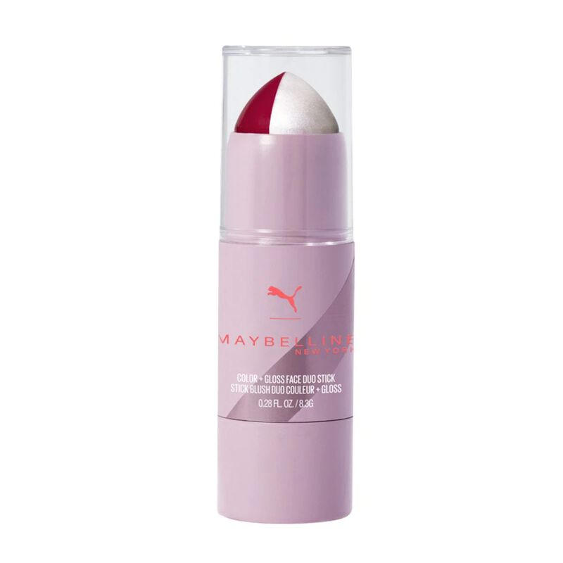 maybelline new york puma color & gloss face duo stick