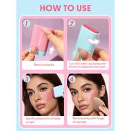 faces بلاشر ستيك زجاجي   بينك ليمونيد