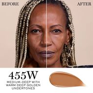 faces teint idole ultra wear care glow foundation with hyaluronic acid 455w