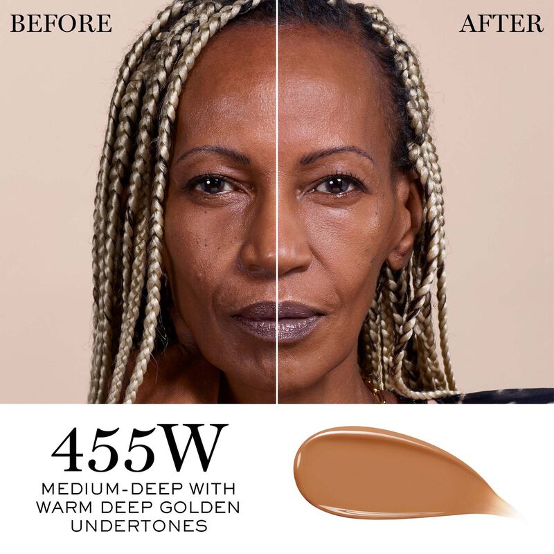 lancome teint idole ultra wear care & glow foundation​ with hyaluronic acid  455w