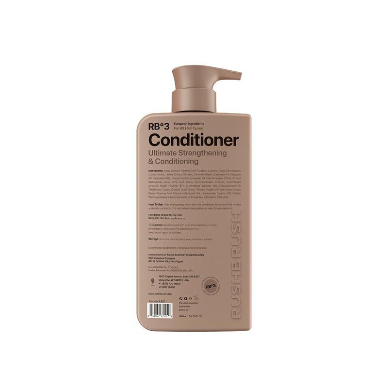 rush brush rb°3 conditioner  600ml
