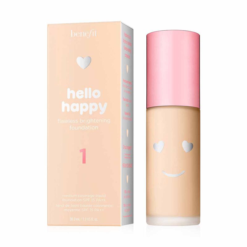 benefit hello happy flawless brightening foundation