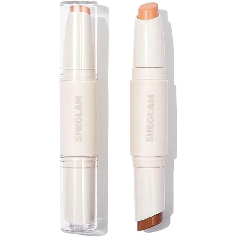 sheglam sheglam color & sculpt stick nude & cocoa 2 in 1