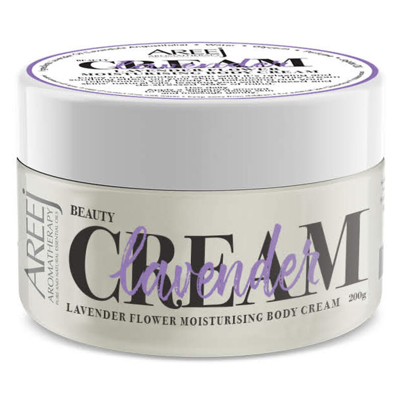 areej aromatherapy body cream with lavender oil and pure jojoba oil