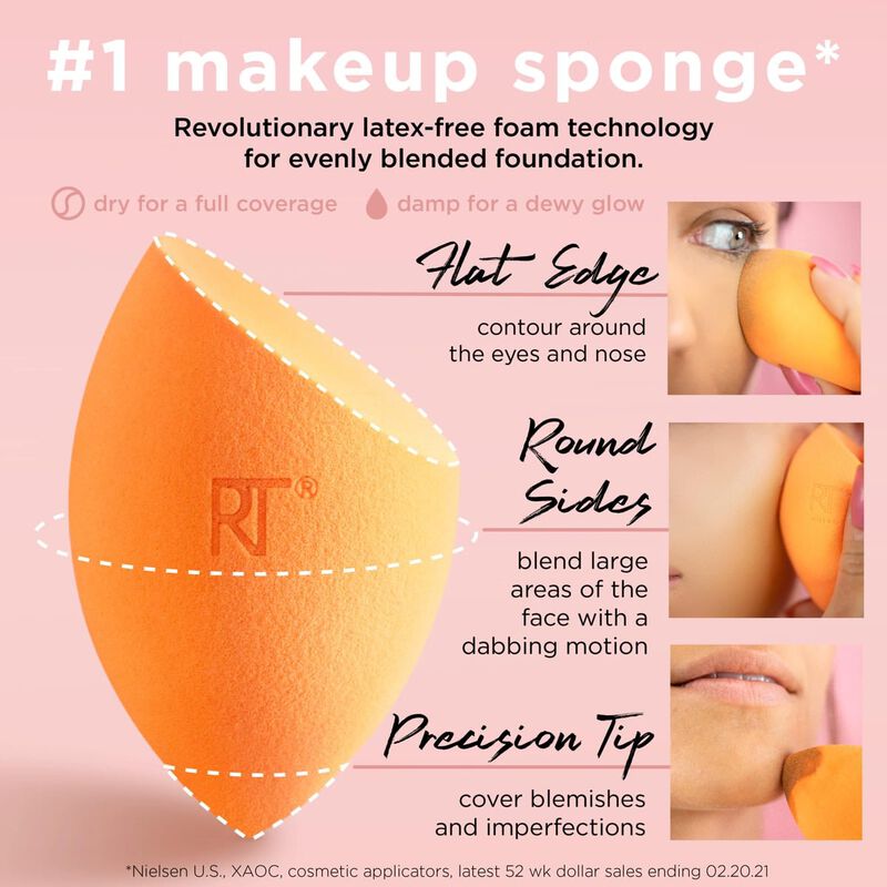real techniques miracle complexion sponge duo