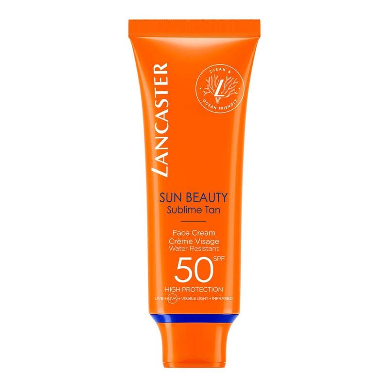 lancaster sun beauty face cream spf50